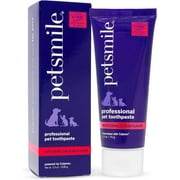 Petsmile VOHC Dog \u0026 Cat Toothpaste, Proven Plaque \u0026 Tartar Control, Rotisserie Chicken, 2.5 oz